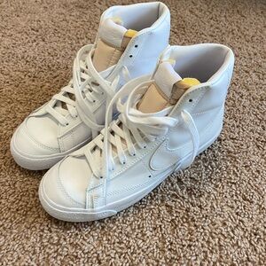 Women’s Nike Blazers all white size 8 women’s